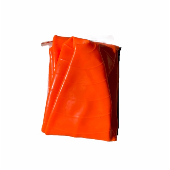 CanDo Orange Inflatable Exercise Ball - Picture 3 of 4